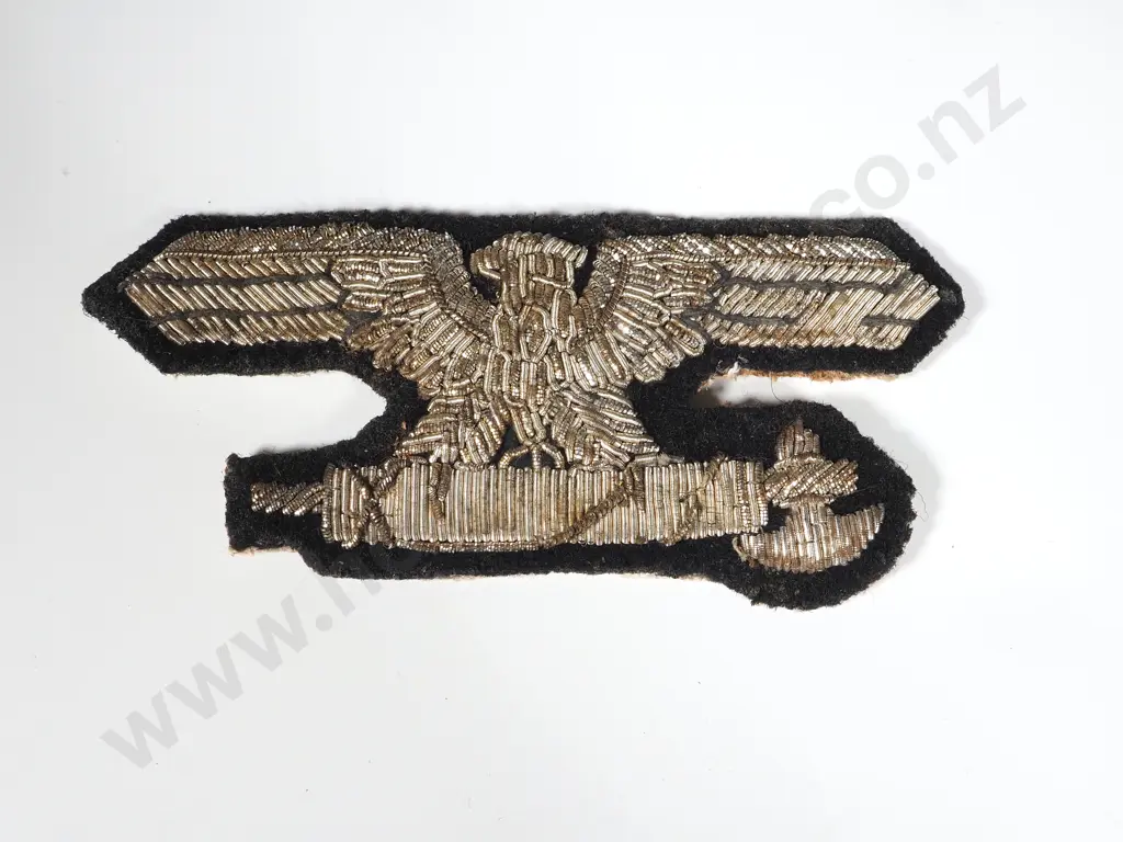 Italian Facist Officers SS Cloth Bullion Patch Image 1++