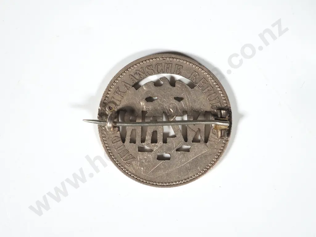 Silver NZRR (Rough Riders) Boer War Brooch Image 1++