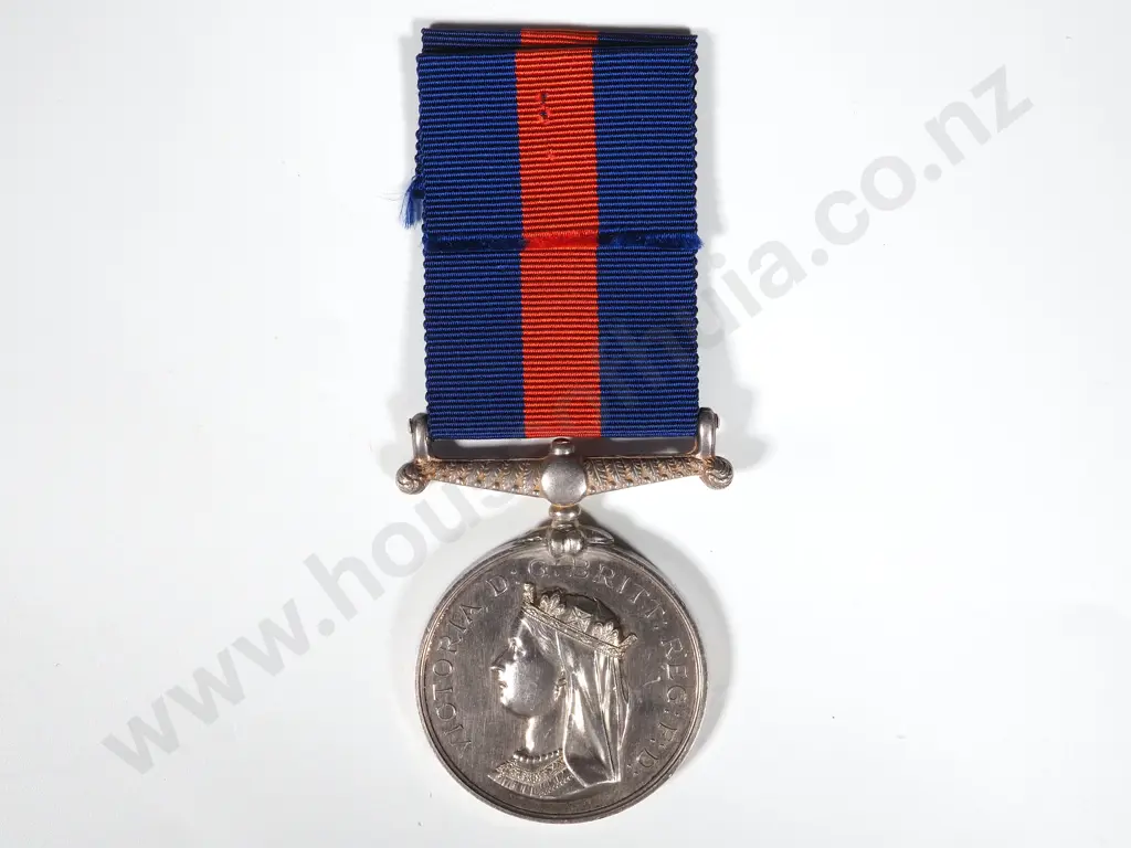 New Zealand Wars Medal - J Dickey 2nd Waikato Militia Image 1++