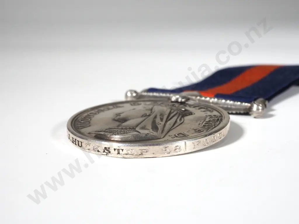 New Zealand Medal Maori Land Wars 1452 Corporal James Huckstep 58th Regiment of Foot - First Maori Land Wars 1845 - 1847 Image 1++