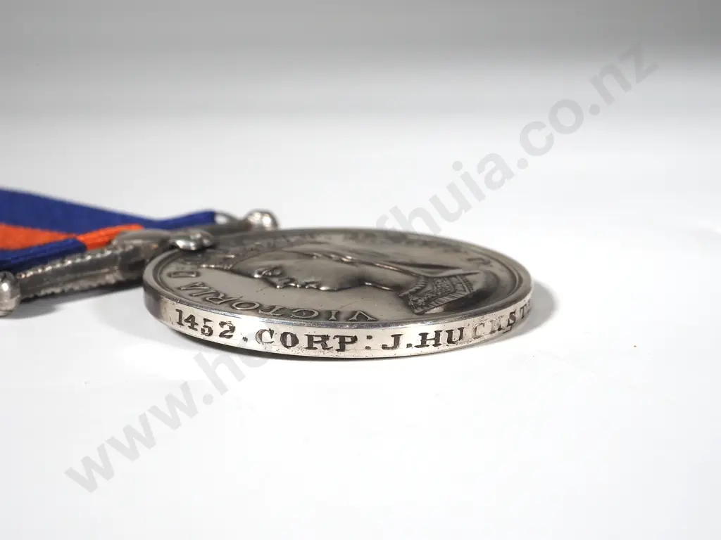 New Zealand Medal Maori Land Wars 1452 Corporal James Huckstep 58th Regiment of Foot - First Maori Land Wars 1845 - 1847 Image 1++