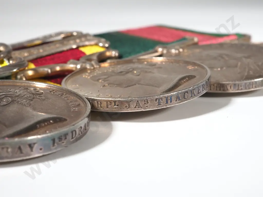 English Group of Four - Crimea / 2nd China / Cam / English Crimea Medal to Thackray Image 1++