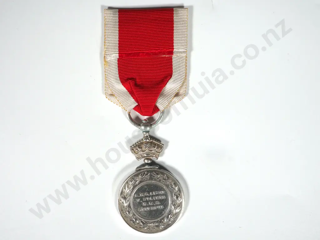 Abyssinian Medal 1867-68 to Lieutenant William Stainer - Royal Navy - HMS Spiteful Image 1++