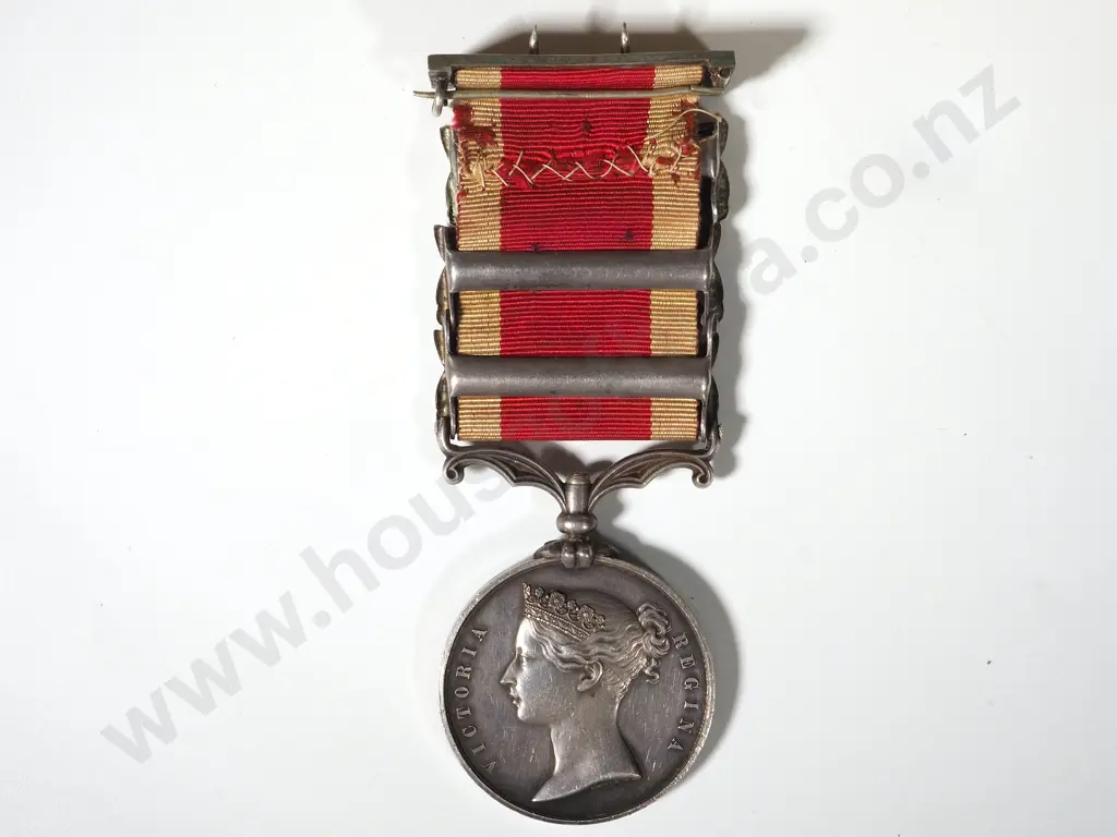 Family Ephemera & Unnamed (as issued) 2nd China War Medal - to Captain Francis Hayter Royal Navy Image 1++
