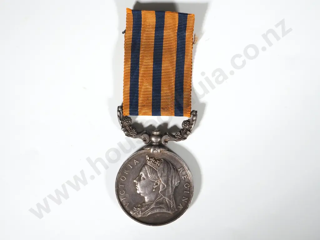 British South Africa Company Medal to Trooper G Campbell Umtali Volunteers Rhodesia 1896 - 198 Awarded Image 1++