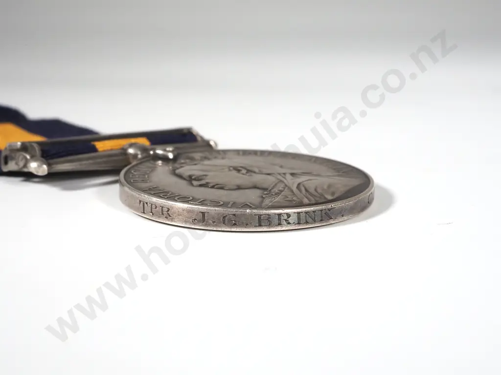 Cape of Good Hope GSM - Trooper J G Bring Cape Mounted Yeomanry Clasp Basutoland Image 1++