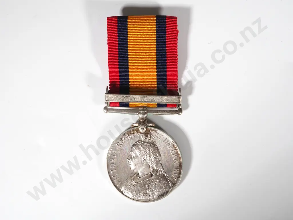 Q.S.A. to Trooper G Richards - Murrays Horse - Scarce w Single Bar "Natal" Ex Liverpool Medals UK Image 1++