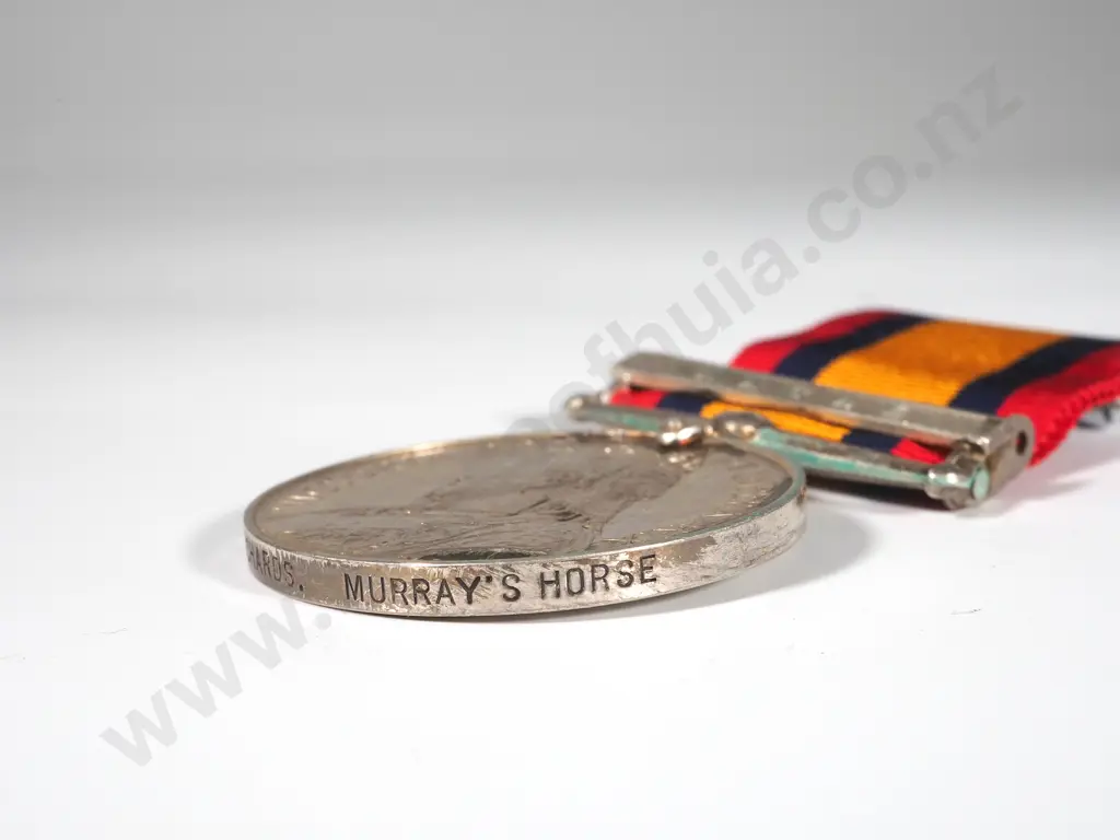 Q.S.A. to Trooper G Richards - Murrays Horse - Scarce w Single Bar "Natal" Ex Liverpool Medals UK Image 1++