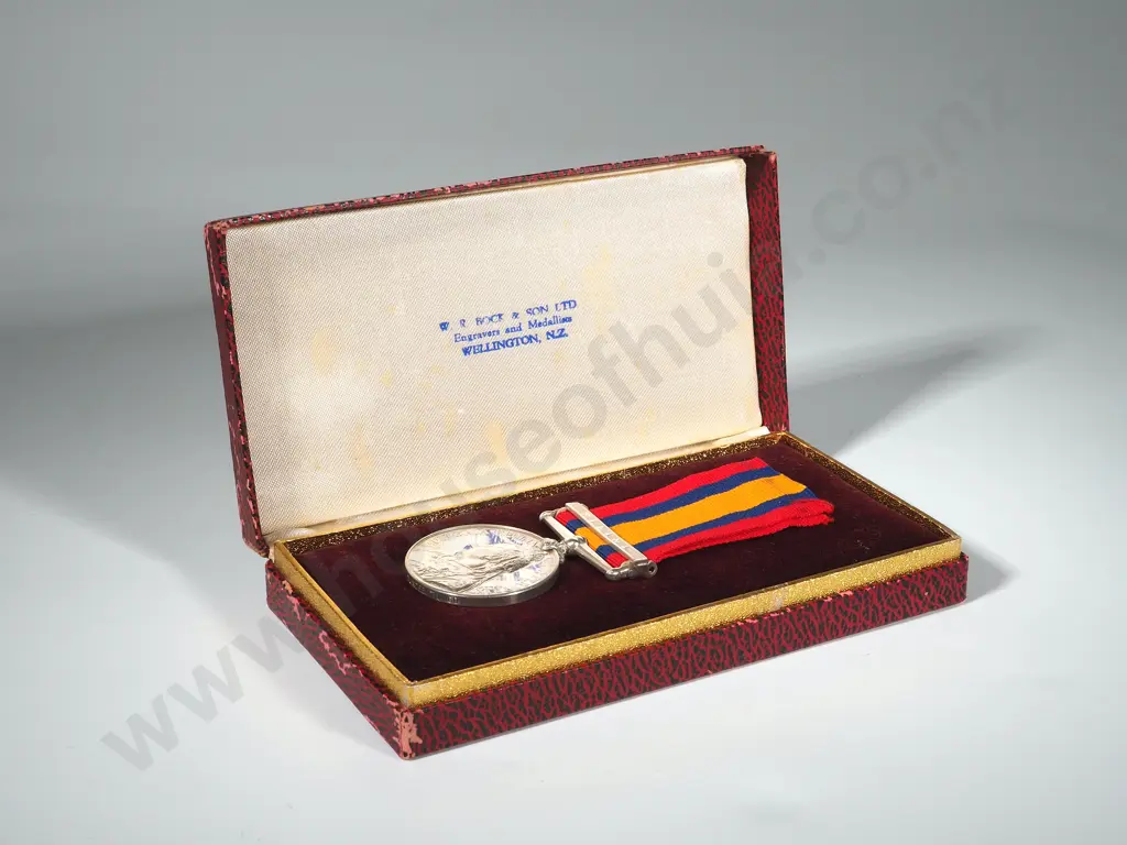 Q.S.A. to Trooper A.G. Marsh Dundee Town Guard - Single Clasp Talana - In Uncirculated Condition Image 1++