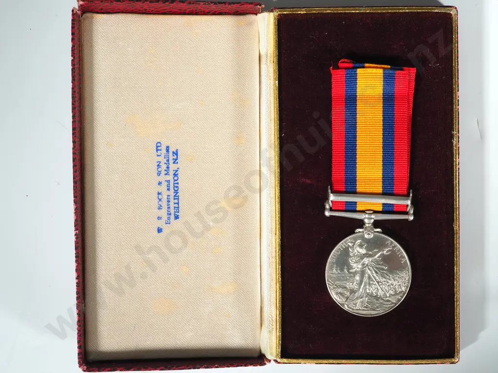 Q.S.A. to Trooper A.G. Marsh Dundee Town Guard - Single Clasp Talana - In Uncirculated Condition Image 1++