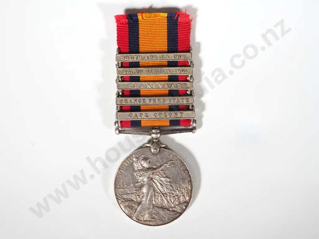 Q.S.A. to Trooper Frank William Ford - Damants Horse w 5 Clasps Image 1++