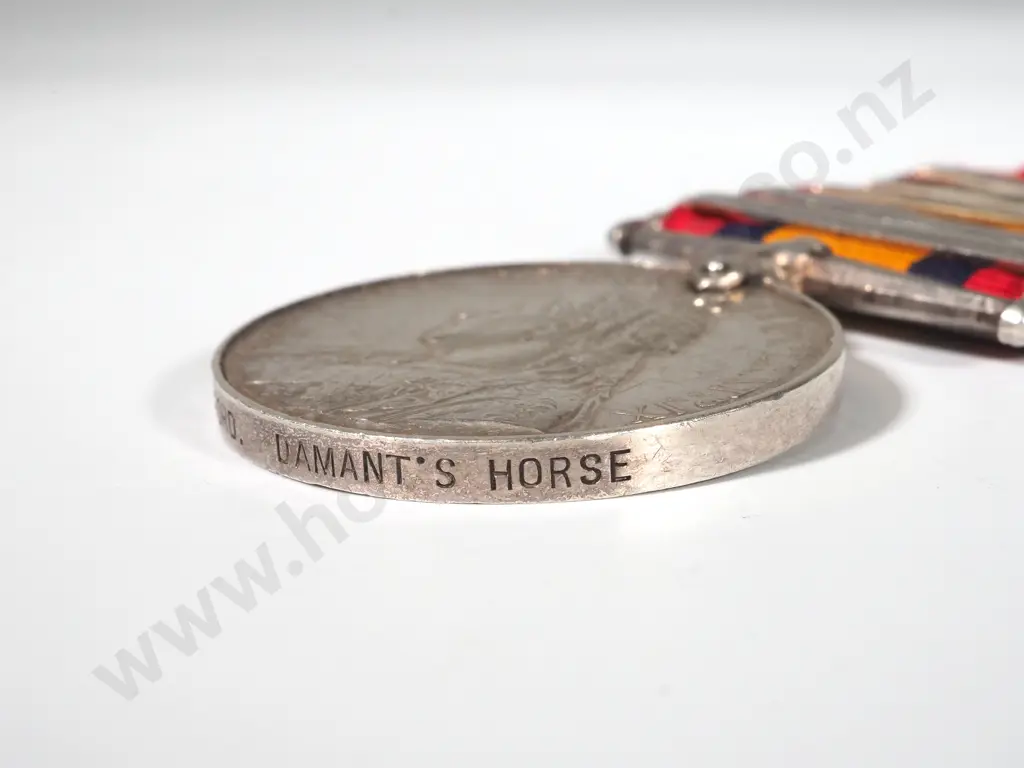 Q.S.A. to Trooper Frank William Ford - Damants Horse w 5 Clasps Image 1++