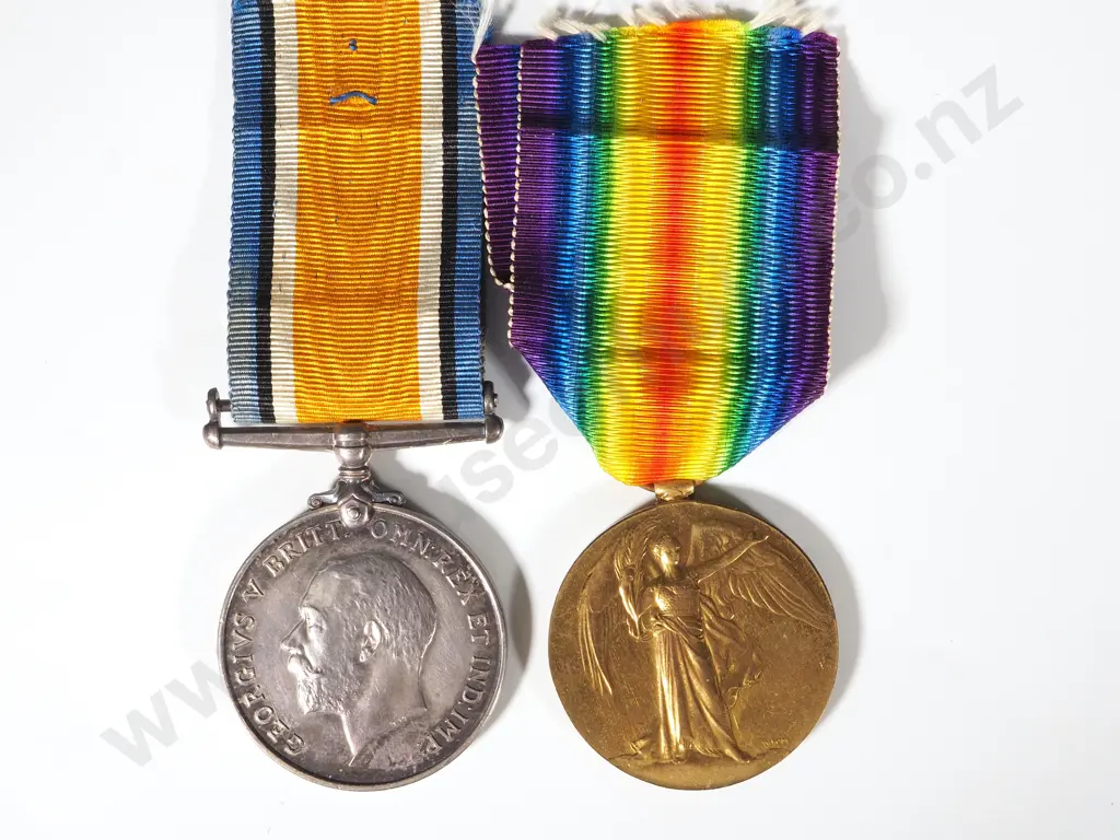 WW1 New Zealand Pair to No. 45029 Pvt Norman Wilks NZEF Image 1++