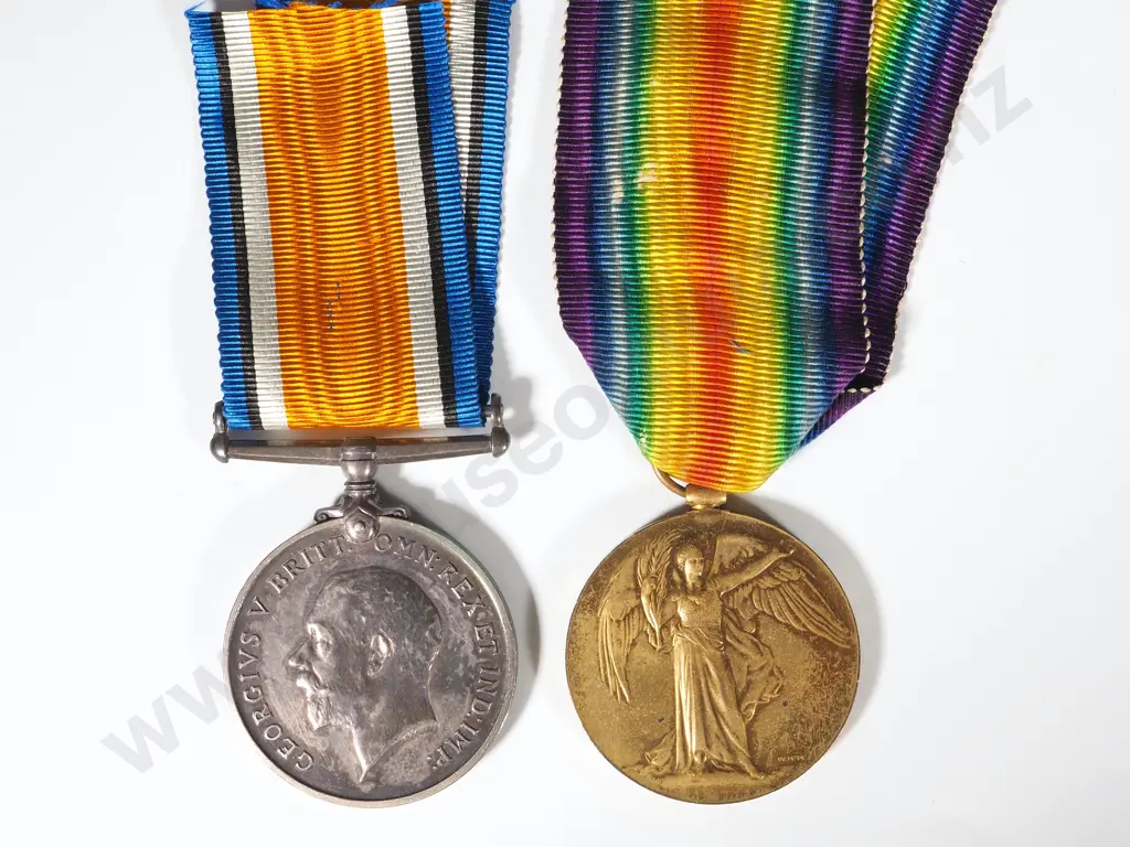 WW1 New Zealand Pair to No. 58608 Bertie Cecil Rutherford NZEF (Great Nephew of Sir Ernest Rutherford) Image 1++