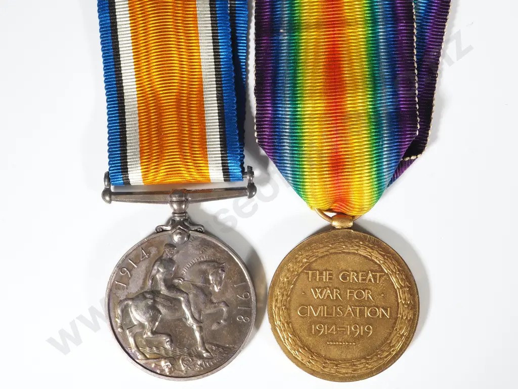 WW1 New Zealand Pair to No. 58608 Bertie Cecil Rutherford NZEF (Great Nephew of Sir Ernest Rutherford) Image 1++