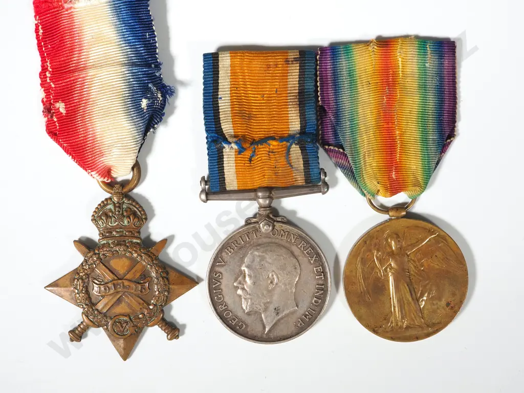 New Zealand WW1 Trio to Private William Lewis Wiltshire - Wellington Infantry Battalion - WIA Chunuk Bair 8th August Image 1++