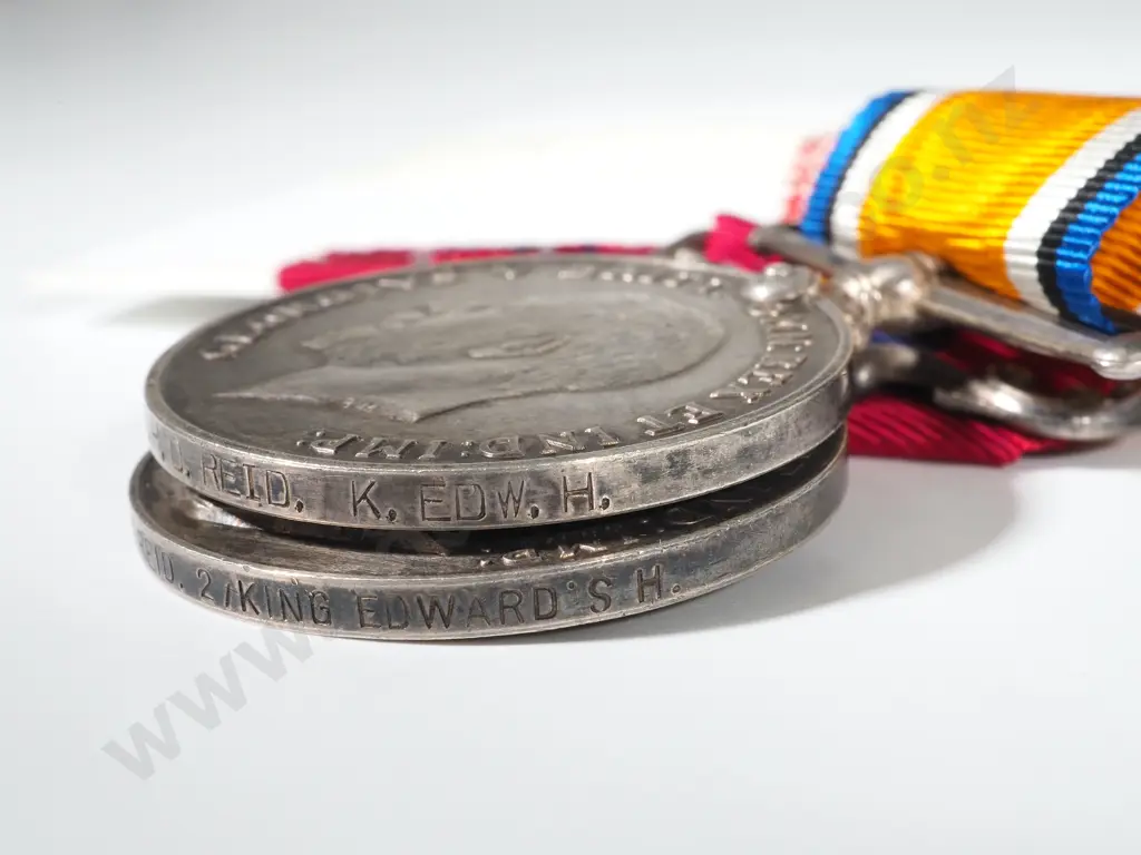 English D.C.M. Group of 3 to 220 A/RSM Hugh Douglas Reid 2nd King Edward Horse Image 1++