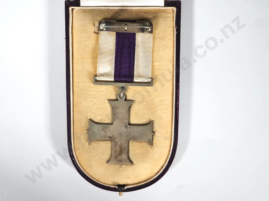 Dog Tag & Military Cross Citation to Maurice Heaton O'Rorke 1918 & Unnamed WW1 MC & Trio Image 1++