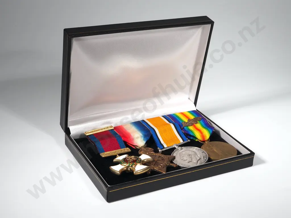 English D.S.O. & Trio to Lt Col Joseph Isidore D'Arcy MID - Commanded the 29th Field Battery RFA in WW1 Image 1++