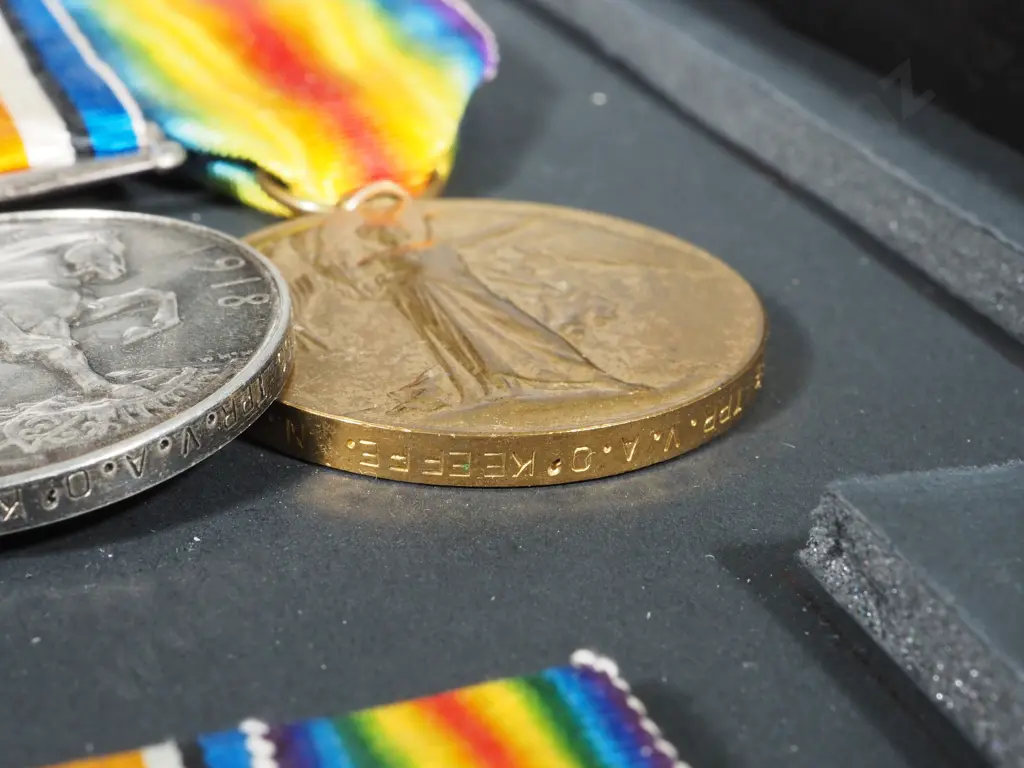 Exceptional WW1 NZ Gallipoli Campaign Group to Two Brothers Both Died August 1915 - Trios & Plaques & Token of Honour Image 1++