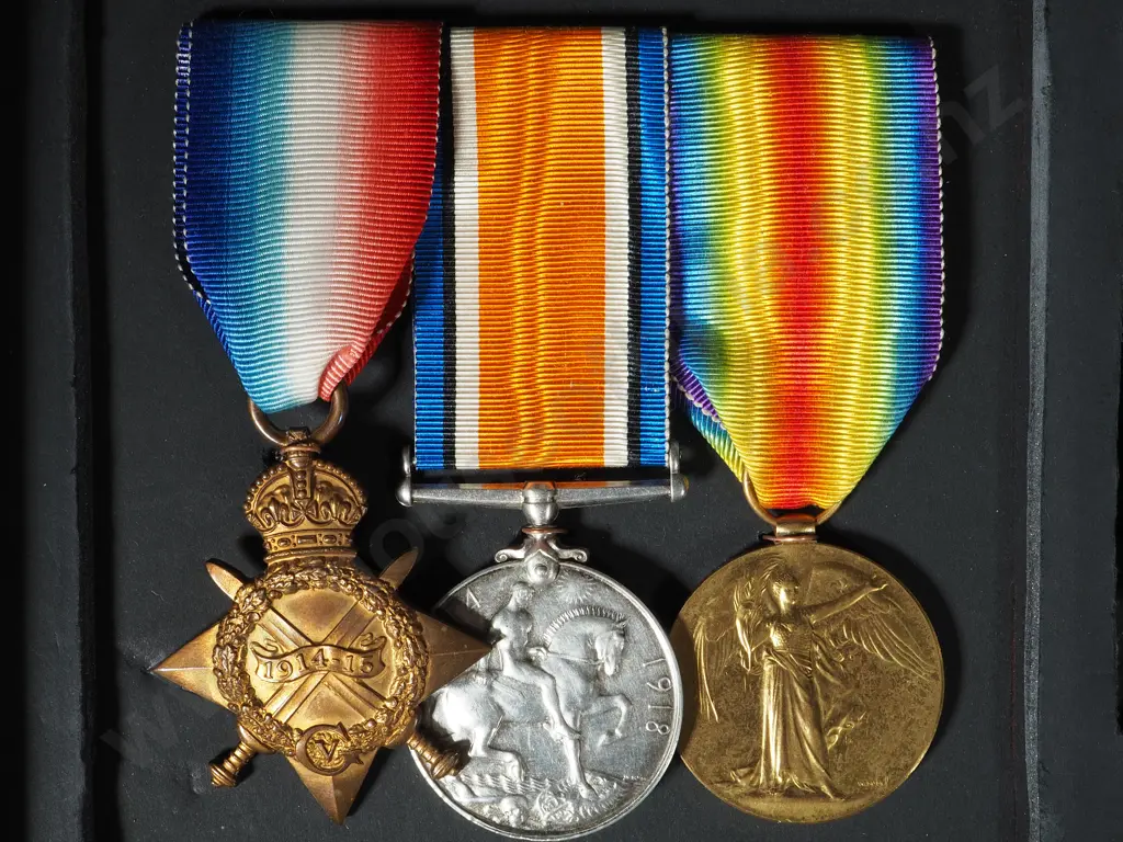 Exceptional WW1 NZ Gallipoli Campaign Group to Two Brothers Both Died August 1915 - Trios & Plaques & Token of Honour Image 1++