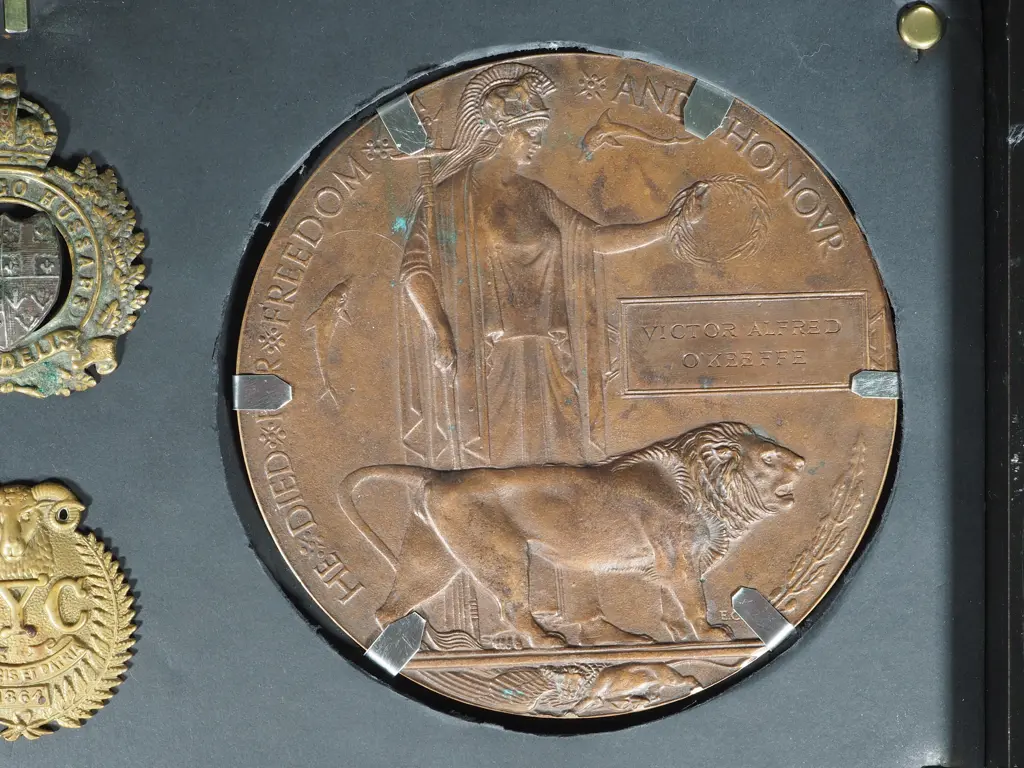 Exceptional WW1 NZ Gallipoli Campaign Group to Two Brothers Both Died August 1915 - Trios & Plaques & Token of Honour Image 1++