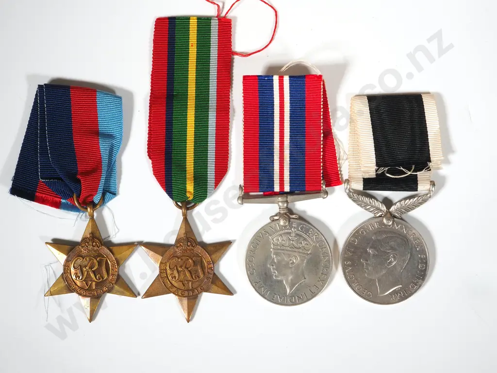 Exceptional New Zealand Memorial Cross to Flying Officer D L Jones & Group of 4:  Kitty Hawk Pilot w Two Victories & KIA Image 1++