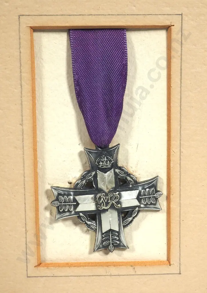 Exceptional New Zealand Memorial Cross to Flying Officer D L Jones & Group of 4:  Kitty Hawk Pilot w Two Victories & KIA Image 1++