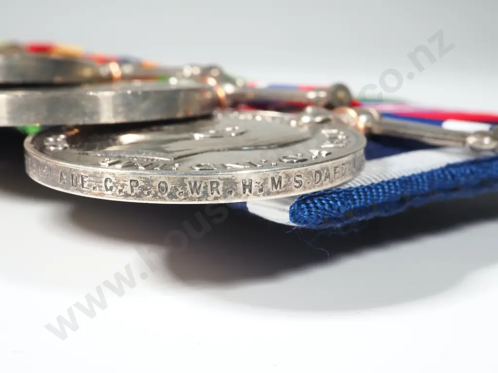 Royal Navy B.E.M. Group of 8 to Chief Petty Officer Henry H Greenslade Image 1++