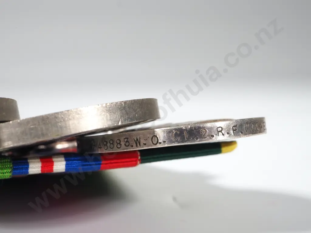 English WW2 MM Group of 7 to Reg Frank Cockel R.F.A 8th Army - Extensive Articles on Recipiant Image 1++