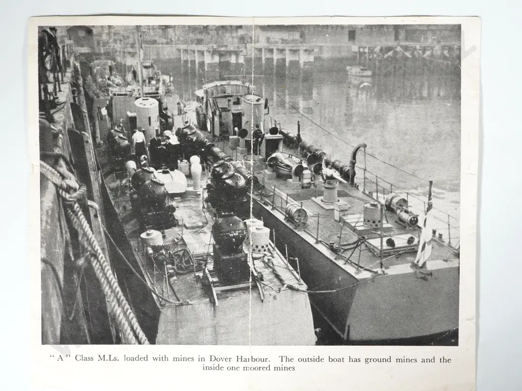 Scarce English DSC & Bar to Lt Commander Harold Kemsley RNVR Minelayer Image 1++