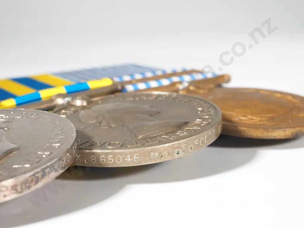 English Royal Navy Group of 3 To M.R.S Scott Royal Navy Image 1++