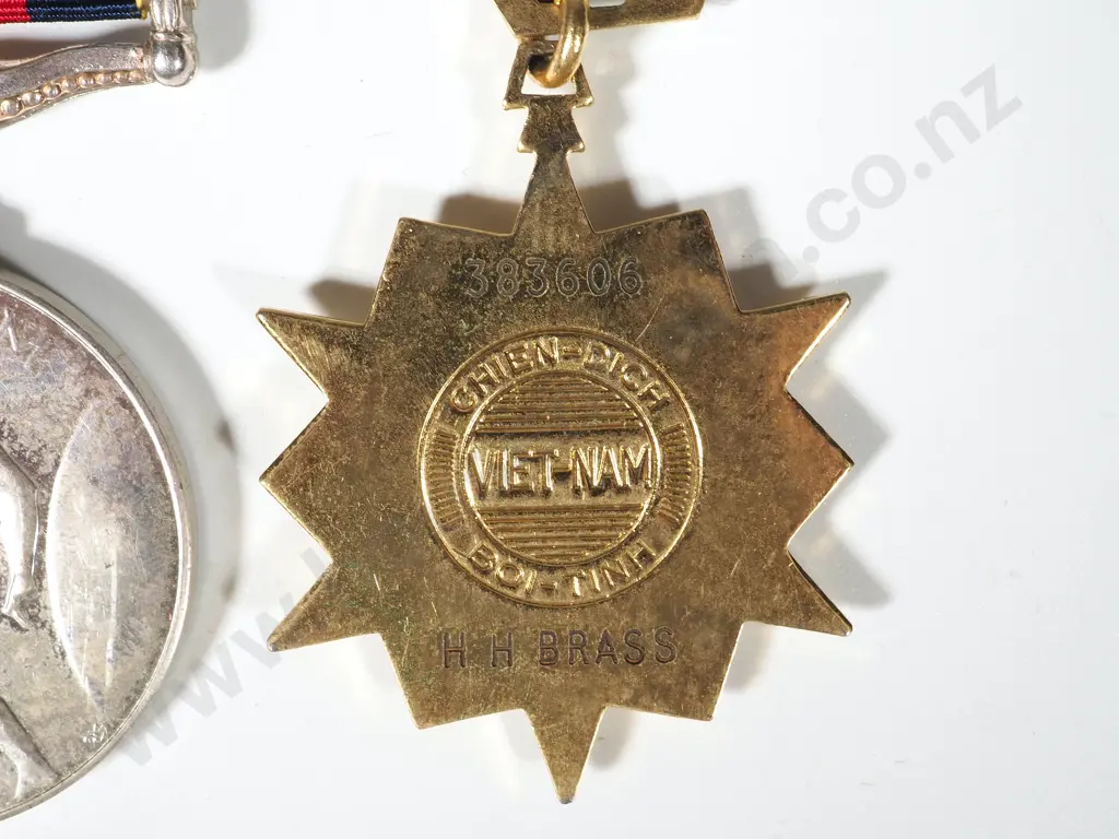 Vietnam War Pair to Gunner H H Brass RNZA - Foreward Fire Controller Image 1++