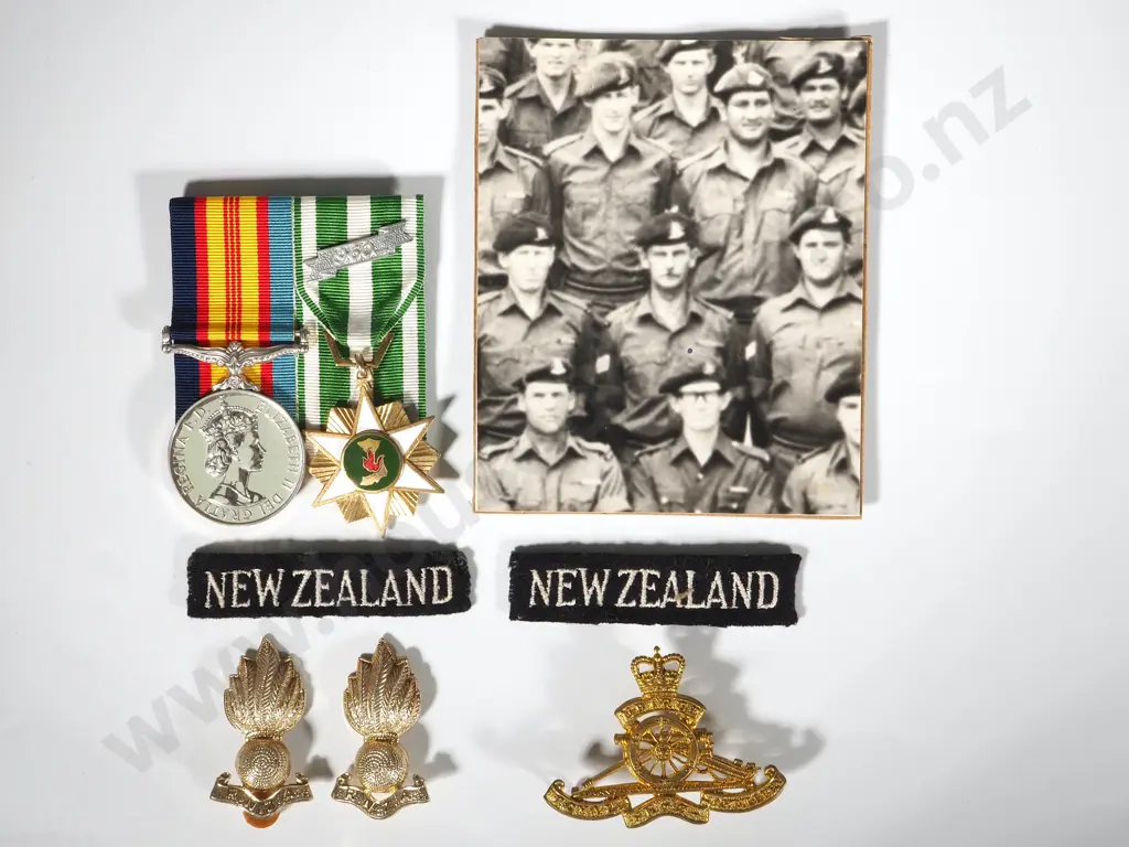 New Zealand Vietnam War Pair to B. J. Duggan - RNZA Image 1++