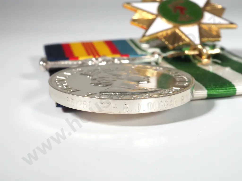 New Zealand Vietnam War Pair to B. J. Duggan - RNZA Image 1++