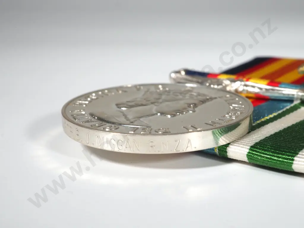 New Zealand Vietnam War Pair to B. J. Duggan - RNZA Image 1++