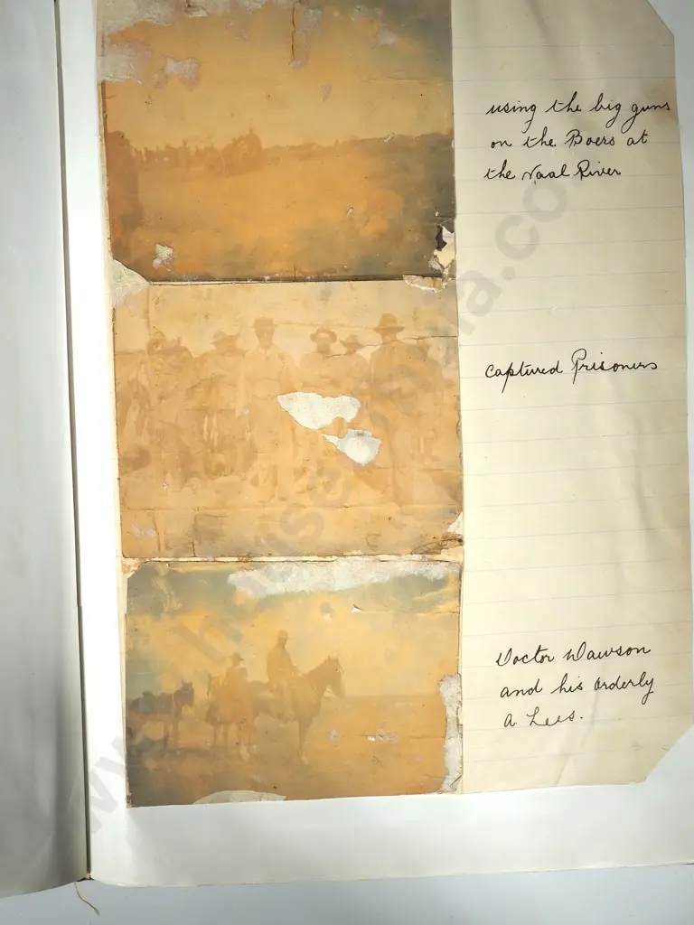 7th Contingent Diary / Photographs / Nominal Roll & Discharge Certificate from Samuel Couper Image 1++