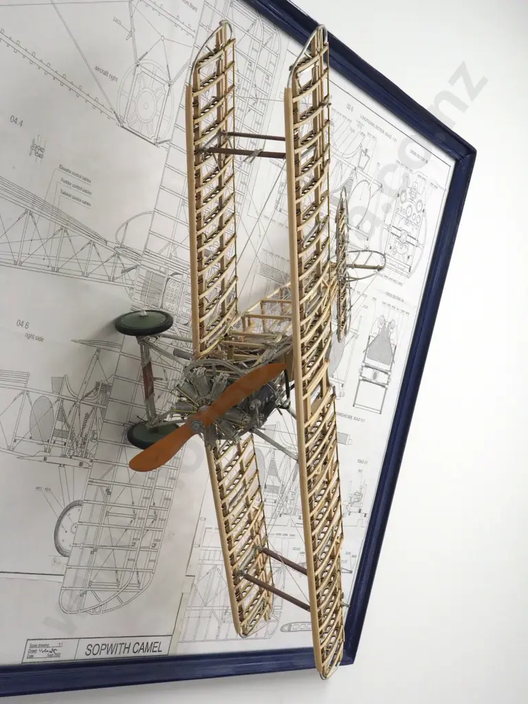 Model of Sopworth Camel (No Skin). Metal & Wood & Original Kit Box No MA1030 Image 1++