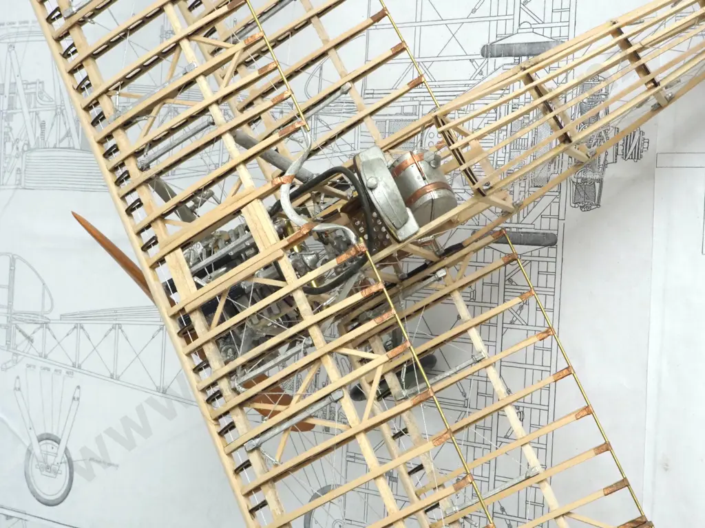 Model of Sopworth Camel (No Skin). Metal & Wood & Original Kit Box No MA1030 Image 1++