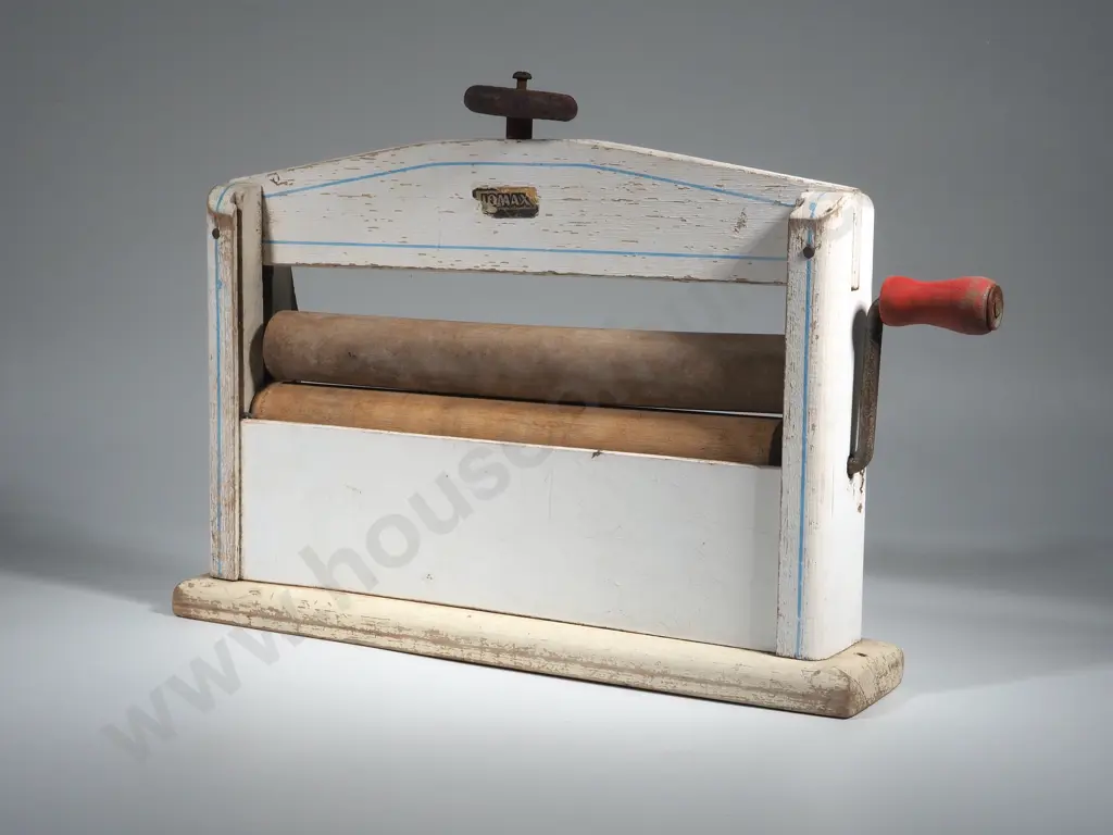 Antique Jomax Wooden Toy Clothes Wringer Image 1++