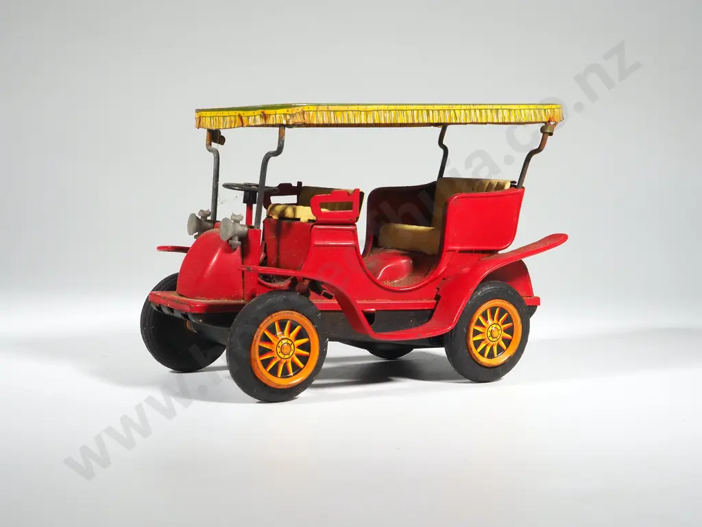 Vintage Japanese 1960S Bandai Tin Friction Car Panhard Lavassor Image 1++