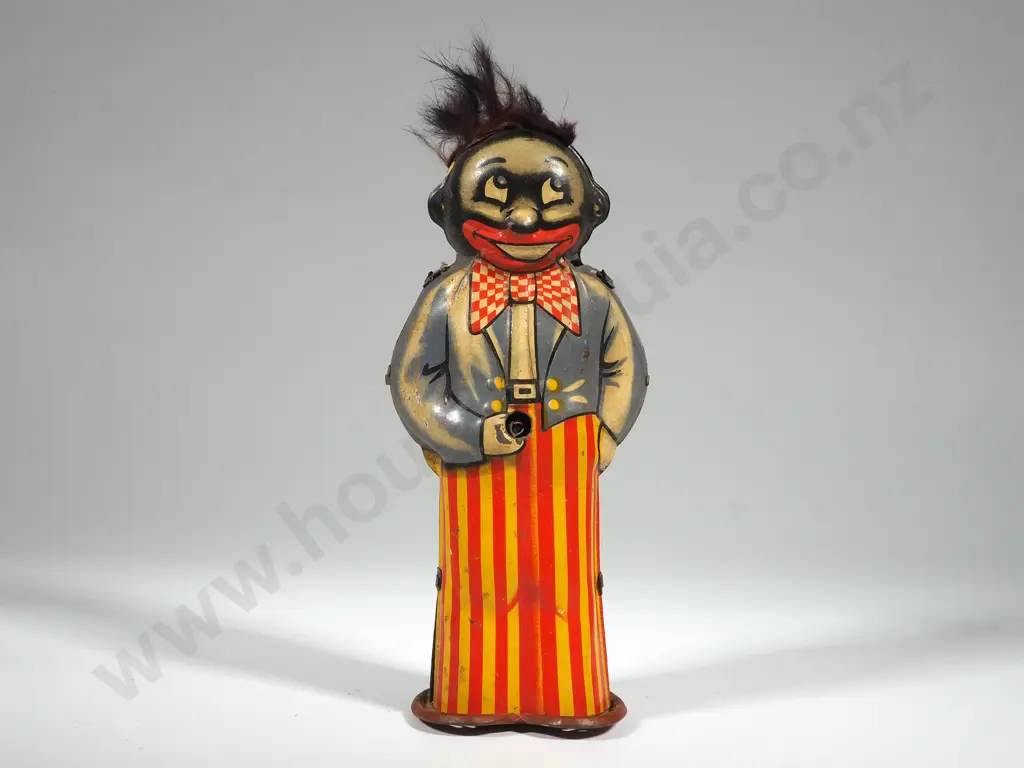 Vintage Tin Plate Clown - Made in England Image 1++