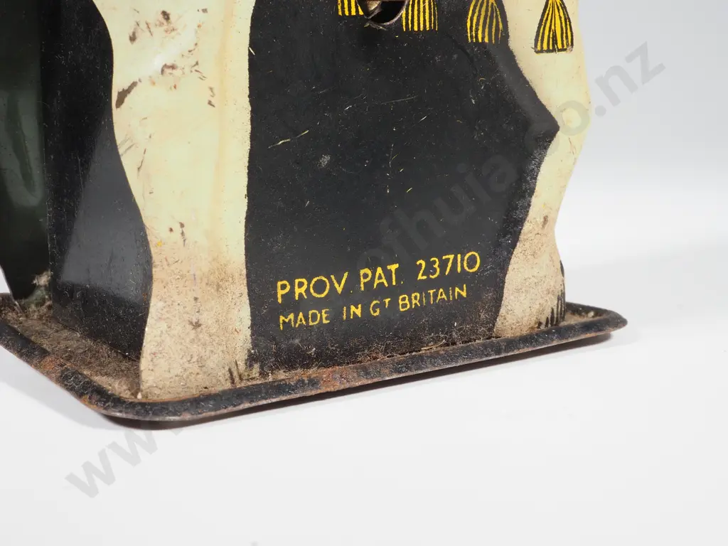 Vintage Tin Plate Soldier Drummer on Horseback Wind Up Toy - Patent 23710 - Made in Great Britain Image 1++