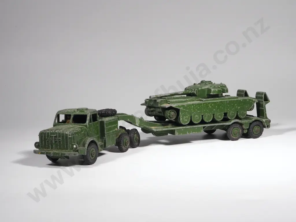 Dinky Toys Mighty Antar No.660 Tank Transporter & Dinky Toys Centurion Tank No.651 (Missing Rubber Tracks) Image 1++
