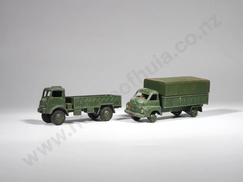 Two Tinky Toys Army Trucks - No.623 & 621 Image 1++