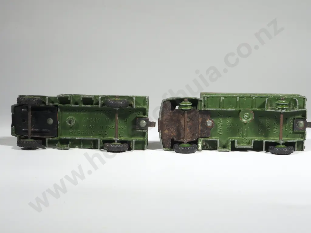 Two Tinky Toys Army Trucks - No.623 & 621 Image 1++