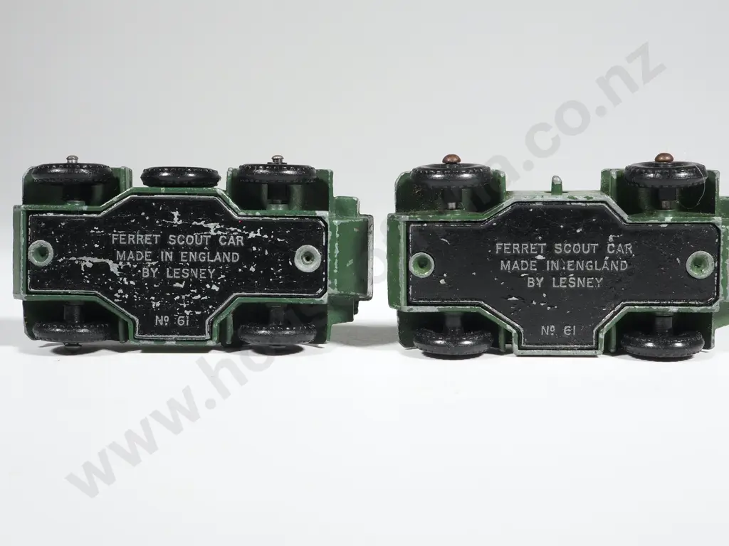 Two Matchbox Ferret Scout Car No. 61 - One Missing Driver Image 1++