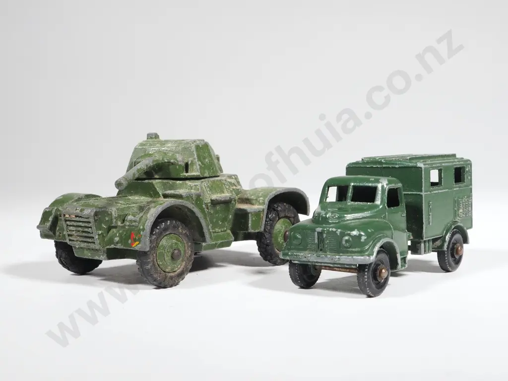 Dinky Armoured Car No 670 & Matchbox Austin Mk 2 Radio Truck No. 68 Image 1++
