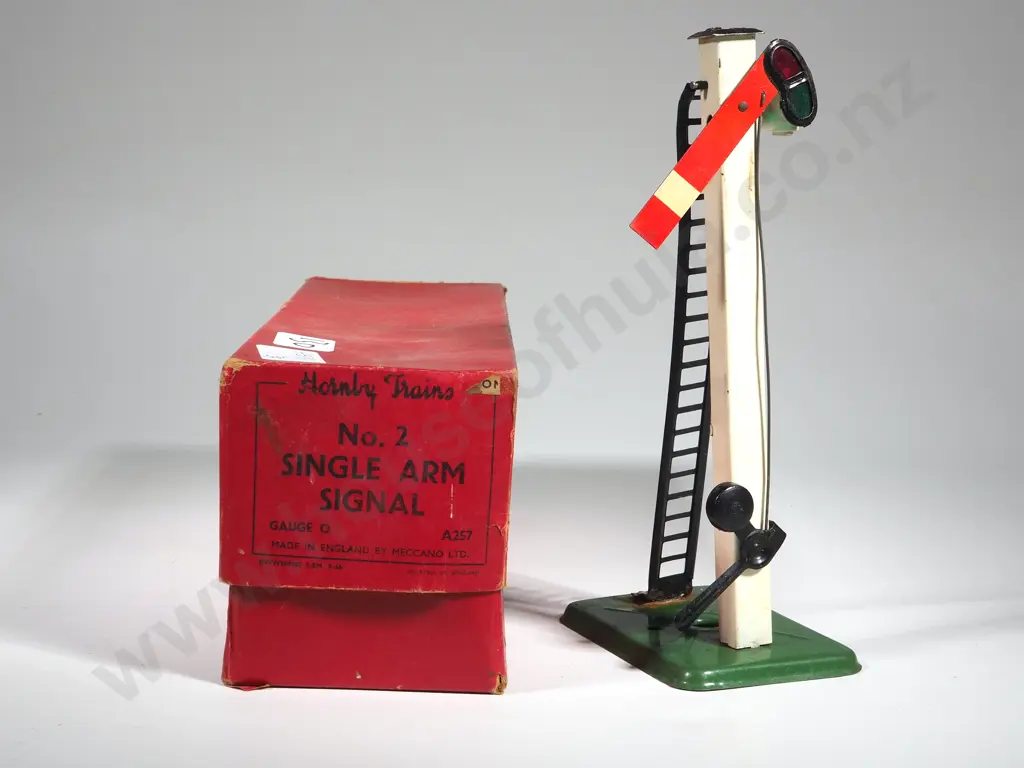 Boxed Meccano No. 2 Single Arm Signal  Gauge 0 A257 Hornby Trains Image 1++