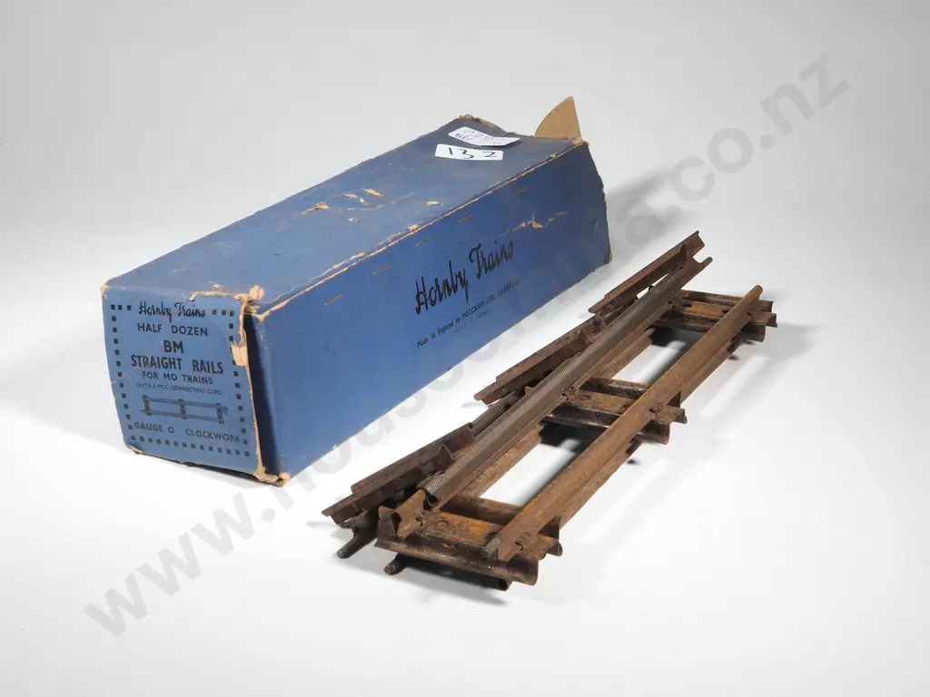 Boxed Meccano BM Straight Rails  Gauge 0 Clockwork Hornby Trains Image 1++